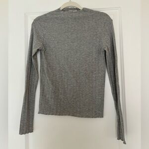 ASOS ribbed long sleeve top